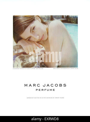 2000S UK Marc Jacobs Magazine annuncio pubblicitario Foto Stock
