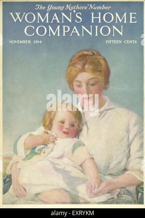 1910s USA Womans Home Companion Copertina Foto Stock
