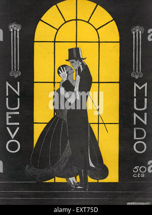 1920s Spagna Nuevo Mundo Copertina Foto Stock