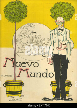 1920s Spagna Nuevo Mundo Copertina Foto Stock