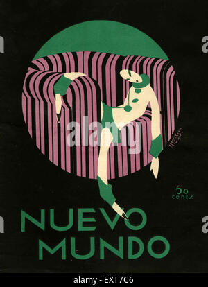 1920s Spagna Nuevo Mundo Copertina Foto Stock