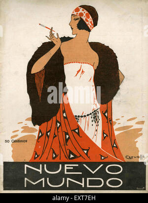 1920s Spagna Nuevo Mundo Copertina Foto Stock