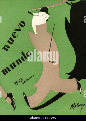 1920s Spagna Nuevo Mundo Copertina Foto Stock