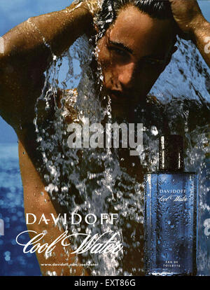 2000S UK Davidoff Magazine annuncio pubblicitario Foto Stock