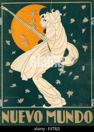 1920s Spagna Nuevo Mundo Copertina Foto Stock