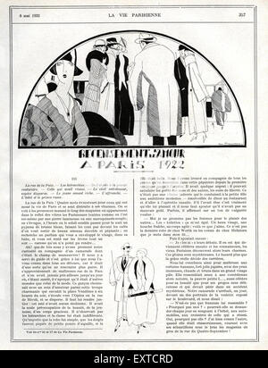 1920s Francia La Vie Parisienne Magazine annuncio pubblicitario Foto Stock