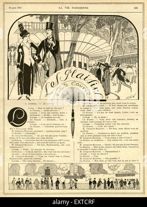 1920s Francia La Vie Parisienne Magazine annuncio pubblicitario Foto Stock