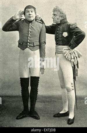 1900s France Le Theatre piastra del magazzino Foto Stock