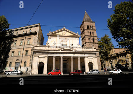 Italia, Roma, Trastevere, chiesa di San Crisogono Foto Stock