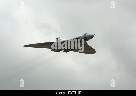 Avro Vulcan xh558 lo spirito di Gran Bretagna jet-powered alato delta strategici nucleari aerei bombardieri Foto Stock