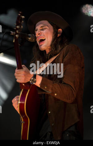 Londra, Regno Unito il 16 luglio 2015. James Bay, Estate serie, Somerset House. © Robert Stainforth/Alamy Foto Stock