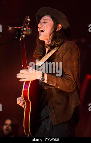 Londra, Regno Unito il 16 luglio 2015. James Bay, Estate serie, Somerset House. © Robert Stainforth/Alamy Foto Stock