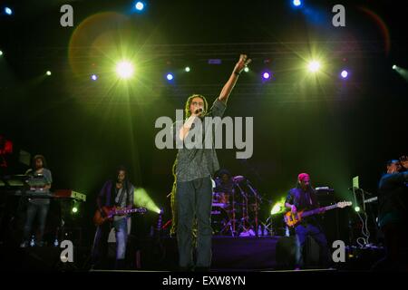 Milano, Italia 30st juin 2015. Damian Marley esegue live al carroponte © Roberto Finizio/Alamy Live News Foto Stock