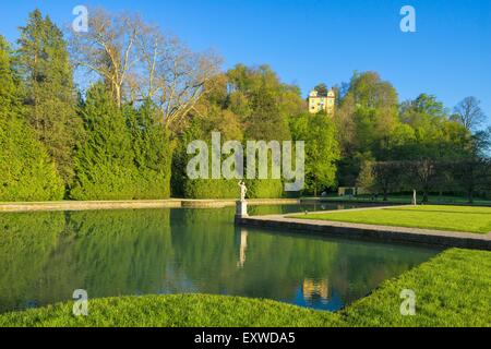Il parco del Castello di Hellbrunn, Salisburgo, Austria Foto Stock