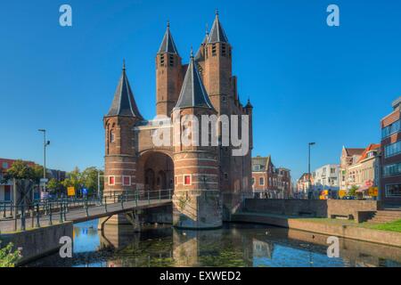 Amsterdamse Poort, Haarlem, Paesi Bassi Foto Stock