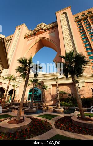 Atlantis Hotel, il Palm Jumeirah, Dubai Foto Stock