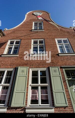 Tipica casa nel quartiere olandese di Potsdam, Brandeburgo, Germania Foto Stock