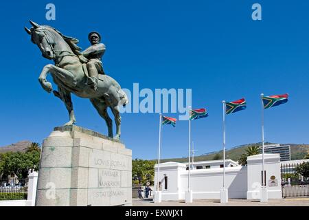 Louis Botha monumento, Cape Town, Sud Africa Foto Stock