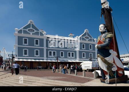 African Trading Post edificio sul Victoria and Alfred Waterfront di Città del Capo in Sud Africa Foto Stock