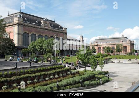 Stazione ferroviaria occidentale, Budapest, Ungheria Foto Stock