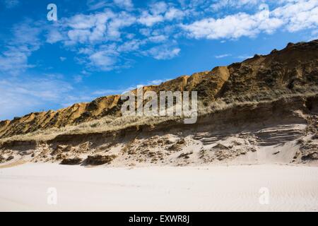Red Cliff vicino a Wenningstedt a Sylt, Germania Foto Stock
