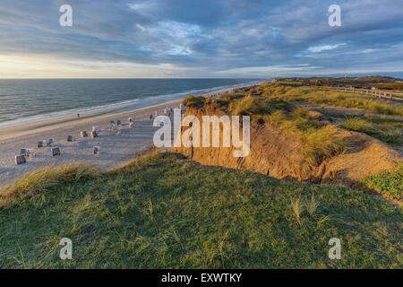 Red Cliff, Kampen, Sylt, Schleswig-Holstein, Germania Foto Stock