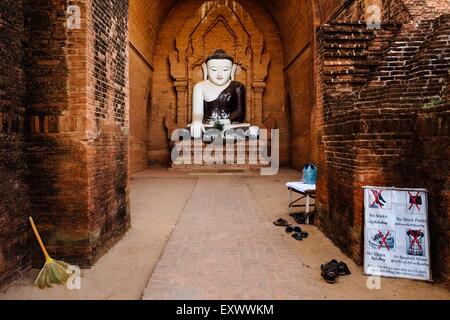 Pagoda Pyathada, Bagan, Myanmar, Asia Foto Stock