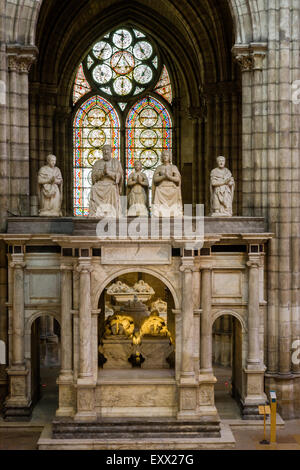 Francesco uno di Francia e Claude della Francia,,Basilica di Saint Denis, Saint Denis, Francia Foto Stock