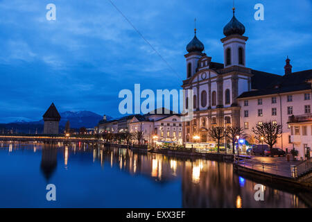 Il Ponte della Cappella e Chiesa dei Gesuiti Foto Stock