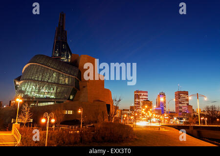 Museo canadese per i Diritti Umani Foto Stock