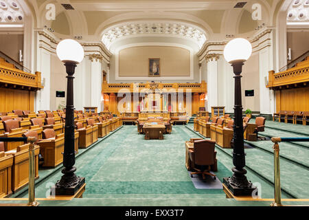 Interno del Saskatchewan edificio legislativo Foto Stock