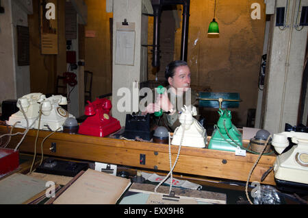 Churchill Cabinet War Rooms tesoro Londra Foto Stock