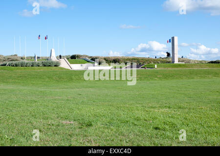 La Utah Beach D-Day Museum, Normandia, Francia.Questa spiaggia era uno del D-Day siti di atterraggio durante la Seconda Guerra Mondiale. Foto Stock