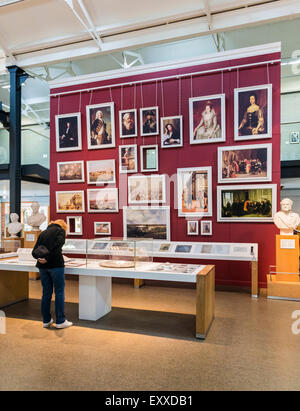 All'interno del vecchio Royal Naval College di Greenwich del Centro Visitatori, Greenwich, London, England, Regno Unito Foto Stock