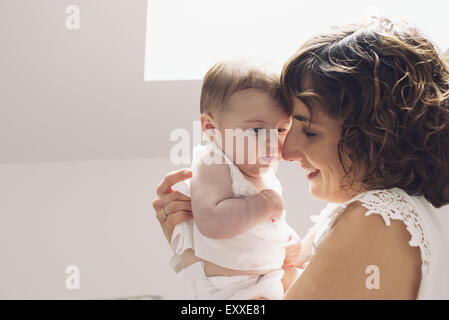 Madre con bambino Foto Stock