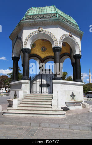 Fontana di tedesco ad Istanbul in Turchia. Foto Stock