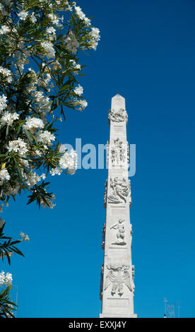 Obelisco di Lecce, Puglia, Italia, UE Foto Stock