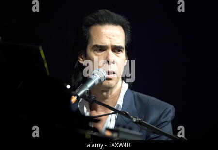 Nick Cave esegue un sold out show al Forum Mondiale entro l Aia con: Nick Cave dove: Amsterdam, Paesi Bassi Quando: 16 Maggio 2015 Foto Stock