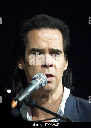 Nick Cave esegue un sold out show al Forum Mondiale entro l Aia con: Nick Cave dove: Amsterdam, Paesi Bassi Quando: 16 Maggio 2015 Foto Stock