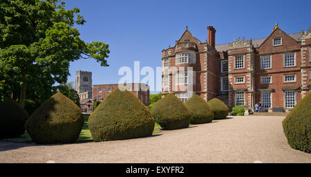 Burton Agnese Hall giardino Foto Stock