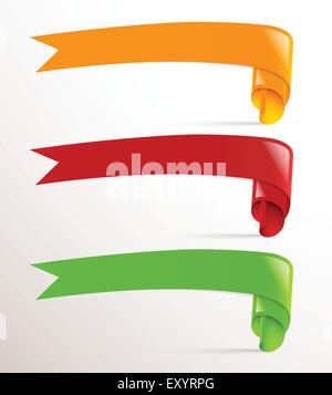 Insieme dei nastri Illustrazione Vettoriale