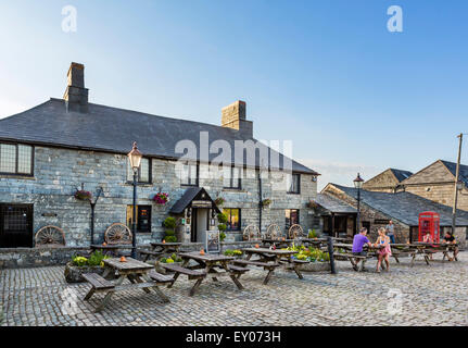 Jamaica Inn, reso famoso da Daphne du Maurier romanzo, Bolventor, Bodmin Moor, Cornwall, Regno Unito Foto Stock