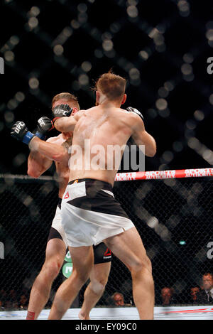 Glasgow, Scotland, Regno Unito. 18 Luglio, 2015. Durante UFC Fight Night 72: Bisping vs Leites al SSE idro sabato il 18 di luglio 2015 Credit: Dan Cooke/Alamy Live News Foto Stock