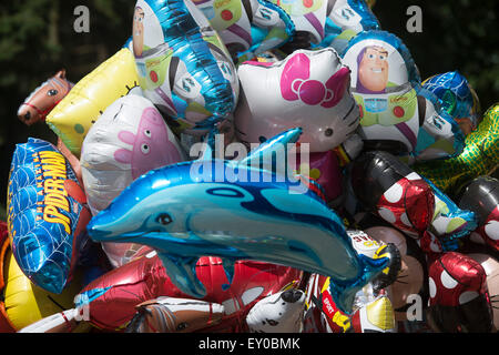 Palloni di elio un festival Foto Stock