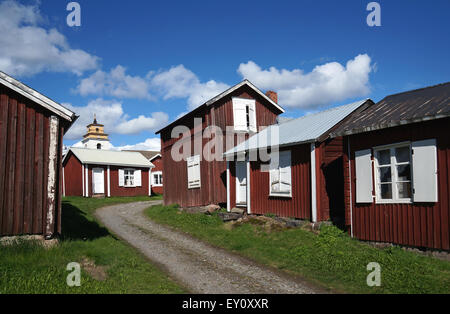 Gammelstad, un vecchio churchtown vicino a Lulea, Svezia