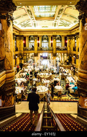 Brunch Champagne, la Rotonda, Jefferson Hotel, 101 West Franklin Street, Richmond, Virginia Foto Stock