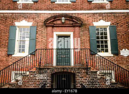 Crozet House (aka Curtis Carter House), 100 East Main Street, Richmond, Virginia Foto Stock