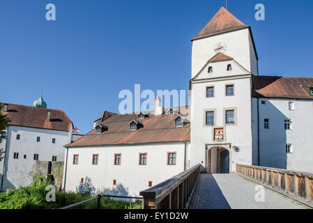 Veste Oberhaus è una fortezza che è stata fondata nel 1219 e, per la maggior parte del suo tempo, servita come roccaforte del Vescovo di Passau Foto Stock