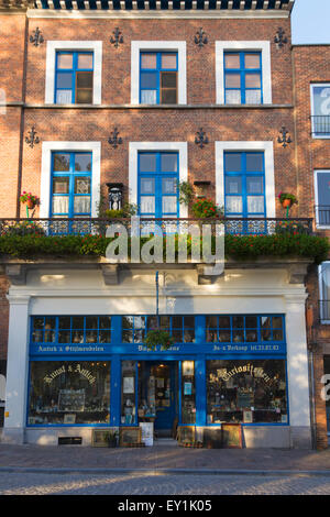 Tranquilla in scena le lagune di Bruges. Fiandre in Belgio Foto Stock