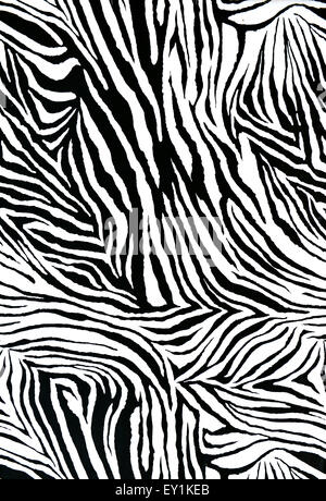 Testurizzato di zebra tessuto stile Foto Stock